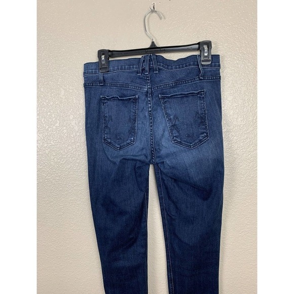 McGuire Ankle Skinny Jeans Size 27 Dark Wash Mid Rise Puckering - Picture 5 of 6